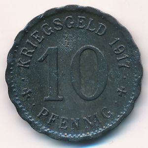 Хаген., 10 пфеннигов (1917 г.)