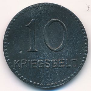 Кайзерслаутерн., 10 пфеннигов (1917 г.)