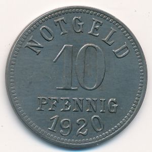 Киссинген., 10 пфеннигов (1920 г.)