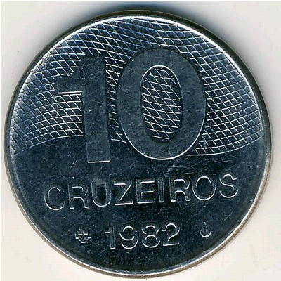 Бразилия, 10 крузейро (1980–1984 г.)
