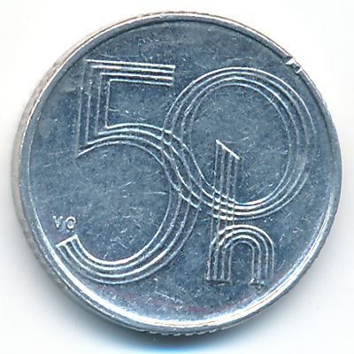 Чехия, 50 гелеров (1993 г.)