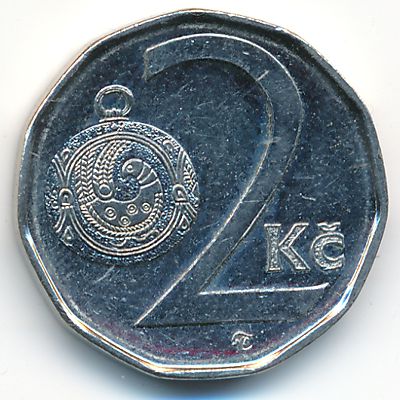 Чехия, 2 кроны (2008 г.)