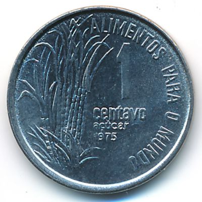 Brazil, 1 centavo, 1975