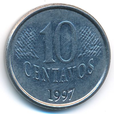 Бразилия, 10 сентаво (1997 г.)