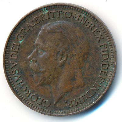 Великобритания, 1 фартинг (1933 г.)