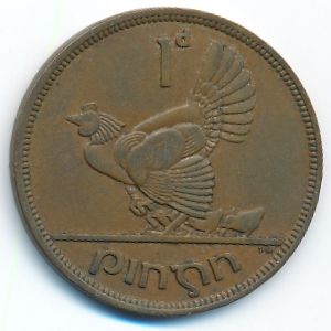 Ireland, 1 penny, 1946
