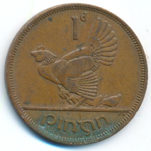 Ирландия, 1 пенни (1964 г.)