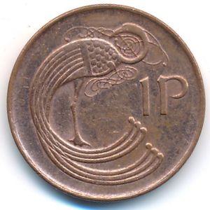 Ireland, 1 penny, 1992