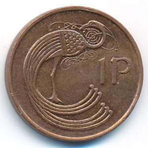Ireland, 1 penny, 1995