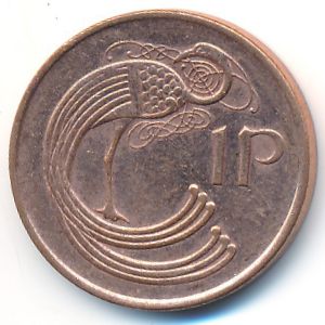 Ireland, 1 penny, 1996