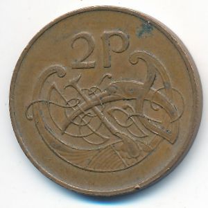 Ирландия, 2 пенса (1980 г.)