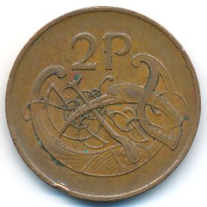 Ирландия, 2 пенса (1982 г.)