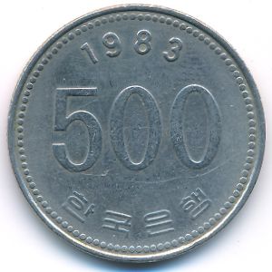 Южная Корея, 500 вон (1983 г.)