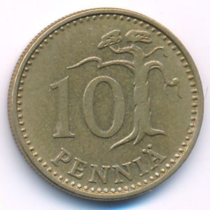 Финляндия, 10 пенни (1965 г.)