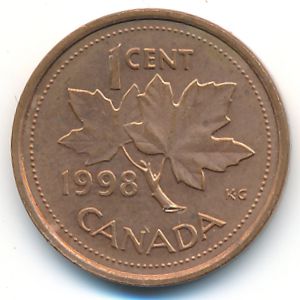 Канада, 1 цент (1998 г.)