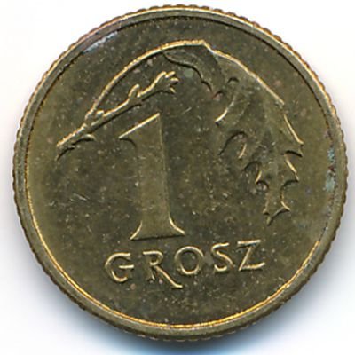 Польша, 1 грош (2013 г.)