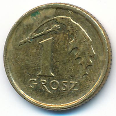 Польша, 1 грош (2015 г.)