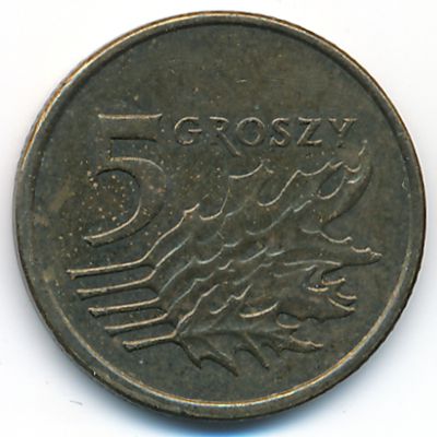 Польша, 5 грошей (2005 г.)