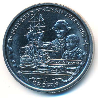 Falkland Islands, 1 crown, 2005