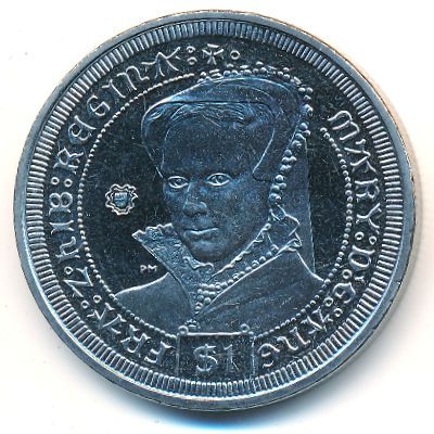 Виргинские острова, 1 доллар (2008 г.)