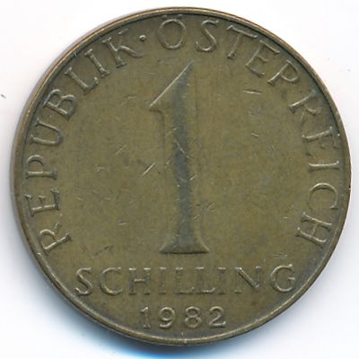 Австрия, 1 шиллинг (1982 г.)