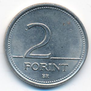 Венгрия, 2 форинта (1995 г.)