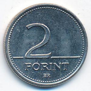 Венгрия, 2 форинта (2001 г.)