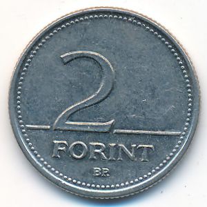 Венгрия, 2 форинта (2002 г.)
