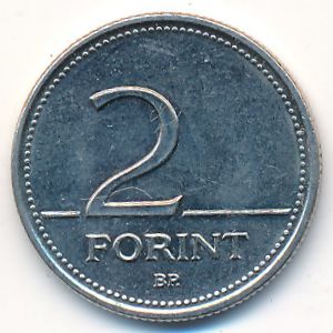 Венгрия, 2 форинта (2004 г.)