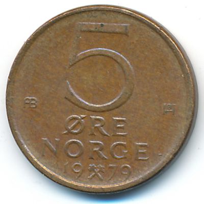 Норвегия, 5 эре (1979 г.)