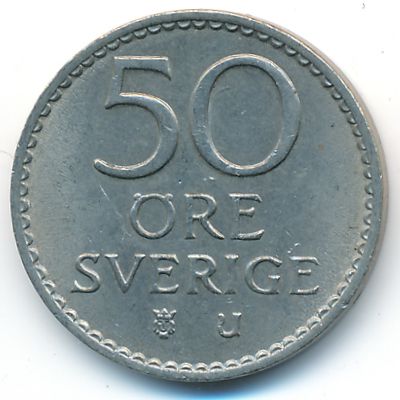 Швеция, 50 эре (1965 г.)
