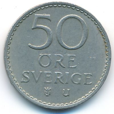 Швеция, 50 эре (1966 г.)