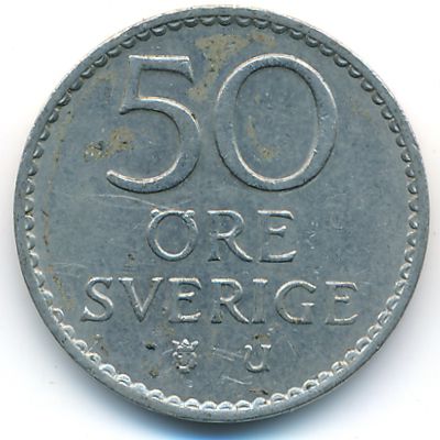 Швеция, 50 эре (1967 г.)