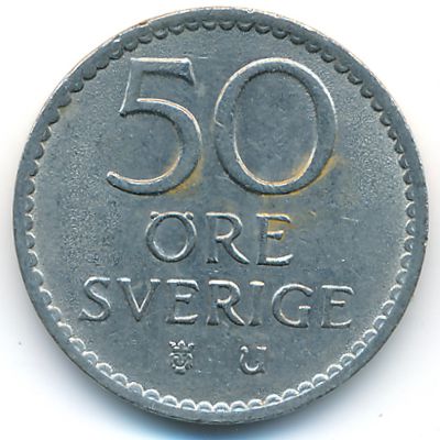 Швеция, 50 эре (1970 г.)