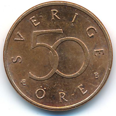 Швеция, 50 эре (2002 г.)