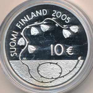 Финляндия, 10 евро (2005 г.)