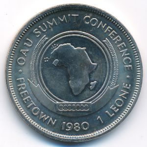 Сьерра-Леоне, 1 леоне (1980 г.)