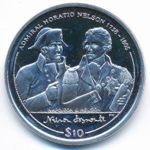 Virgin Islands, 10 dollars, 2005