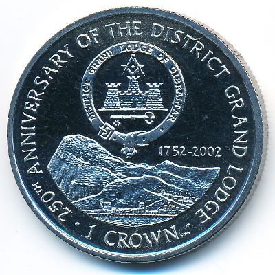 Гибралтар, 1 крона (2002 г.)