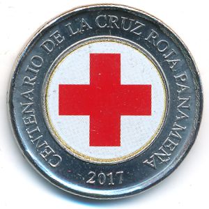 Panama, 1 balboa, 2017