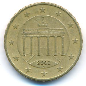 Германия, 10 евроцентов (2002 г.)