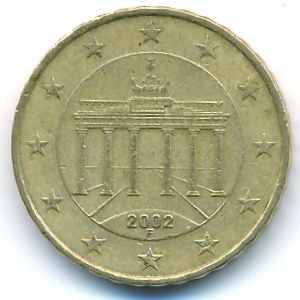 Германия, 10 евроцентов (2002 г.)