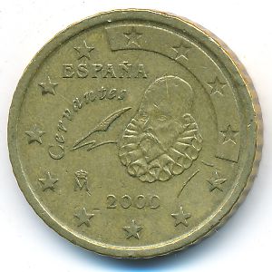 Spain, 50 euro cent, 2000