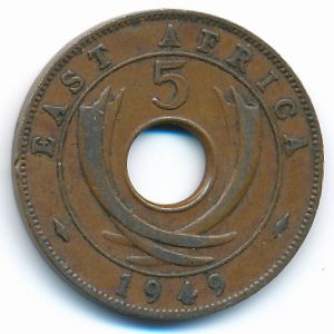 Восточная Африка, 5 центов (1949 г.)