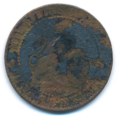 Spain, 1 centimo, 1870