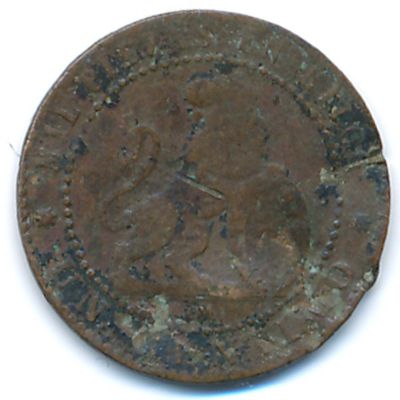 Spain, 1 centimo, 1870