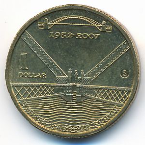 Australia, 1 dollar, 2007