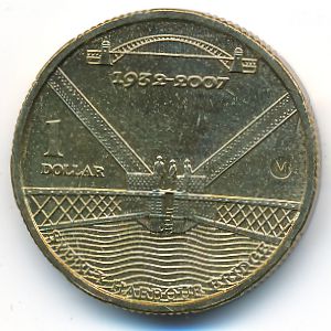 Австралия, 1 доллар (2007 г.)