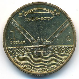 Australia, 1 dollar, 2007