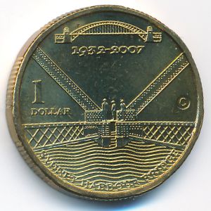 Australia, 1 dollar, 2007